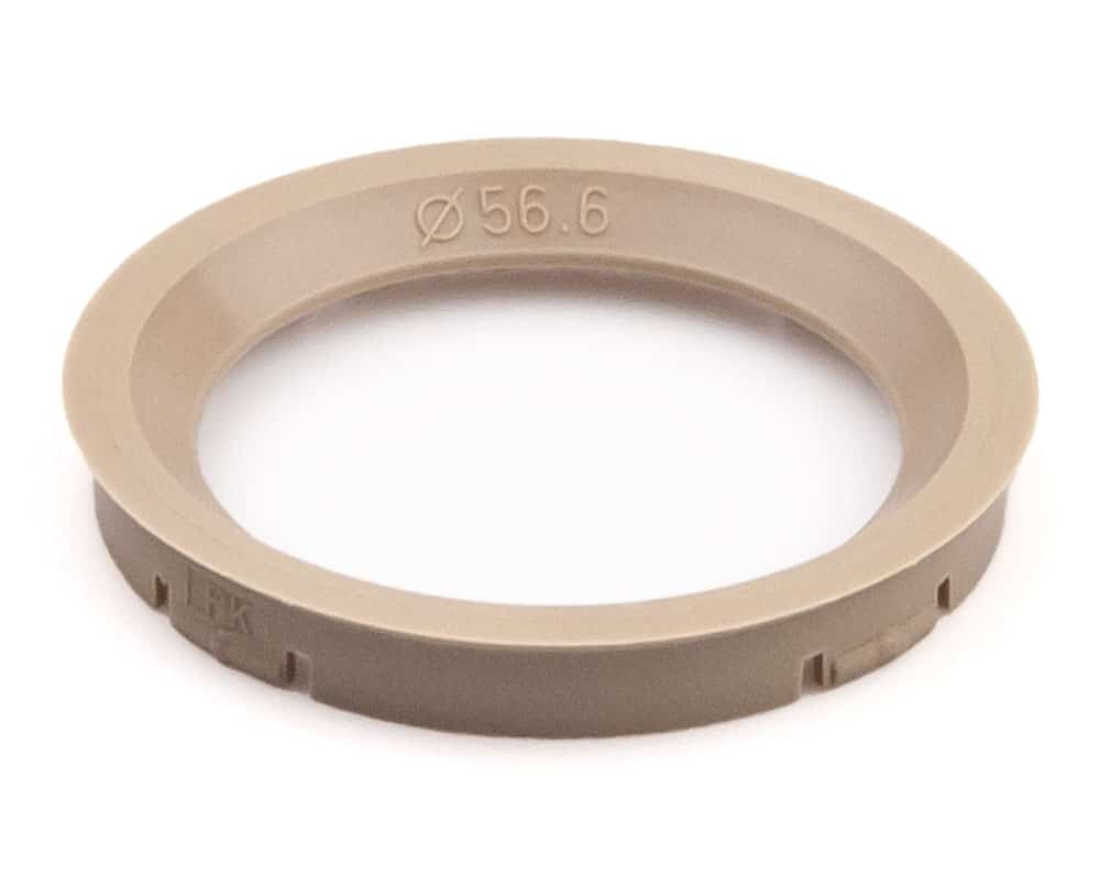 Vymezovací kroužek kol 73,0 / 56,6 (FZ43), plast, béžová, přesah kužele 3mm