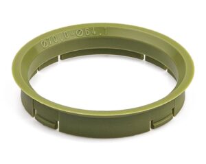 Vymezovací kroužek kol 70,0 / 64,1 (Z12), plast, světle zelená, přesah kužele 5mm