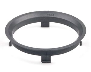 Vymezovací středící kroužek kol 70,1 / 66,6 (Z1462), plast, stříbrná, přesah kužele 5mm