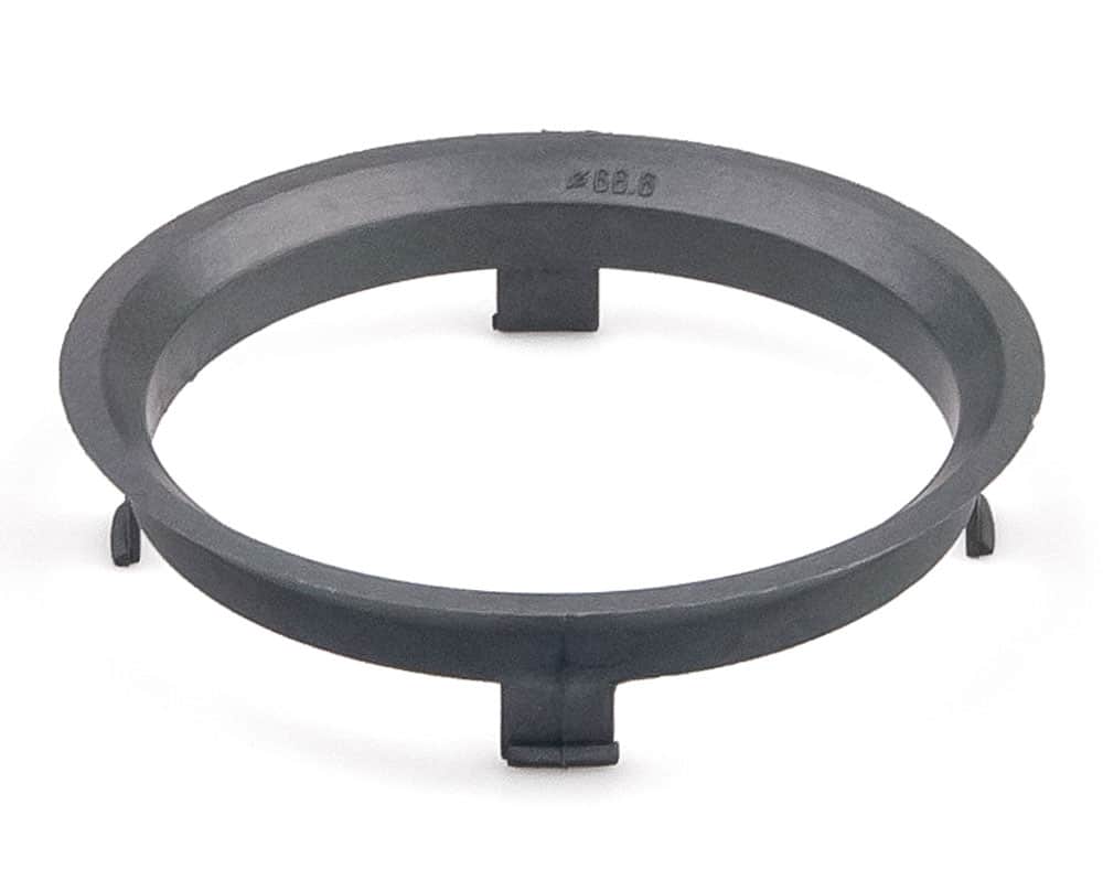 Vymezovací středící kroužek kol 70,1 / 66,6 (Z1462), plast, stříbrná, přesah kužele 5mm