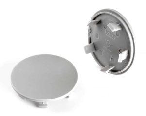Středová krytka alu kola Ø 60/76 mm, ZD01-PORSCHE plast šedá bez loga, na originální kola