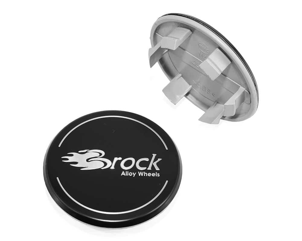 Středová krytka alu kola Ø 60/76 mm, N44 45142P, Brock, černá lesklá