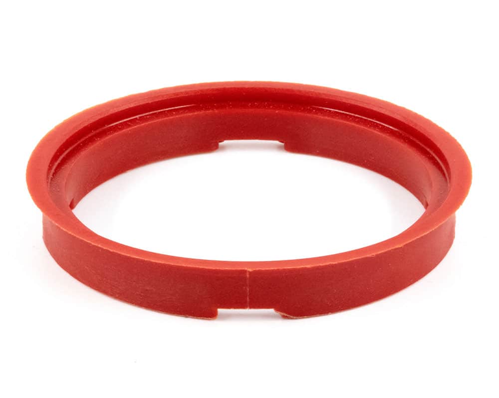 Vymezovací kroužek 72,6 / 64,1 JR726641 TESLA, plast, červená, přesah kužele 3 mm