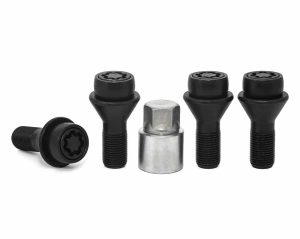 Pojistné bezpečnostní šrouby M16x1,5x30 kužel, klíč 21, STARLOCK BF5/E BLK, SICUSTAR BVN1630