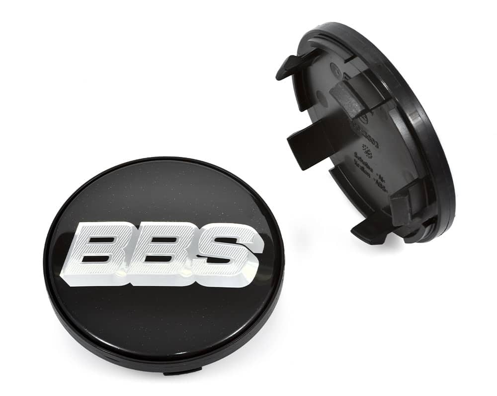 Středová krytka alu kola Ø 60/70mm, BBS 10023603 plast, s logem, černá mat/chrom