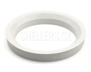 Vymezovací středící kroužek kol 82,0 / 67,1 (104.0200.082), plast, bílá, přesah kužele 4mm